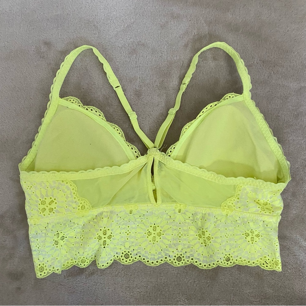 Aerie Yellow Bralette Size L - Picture 5 of 5